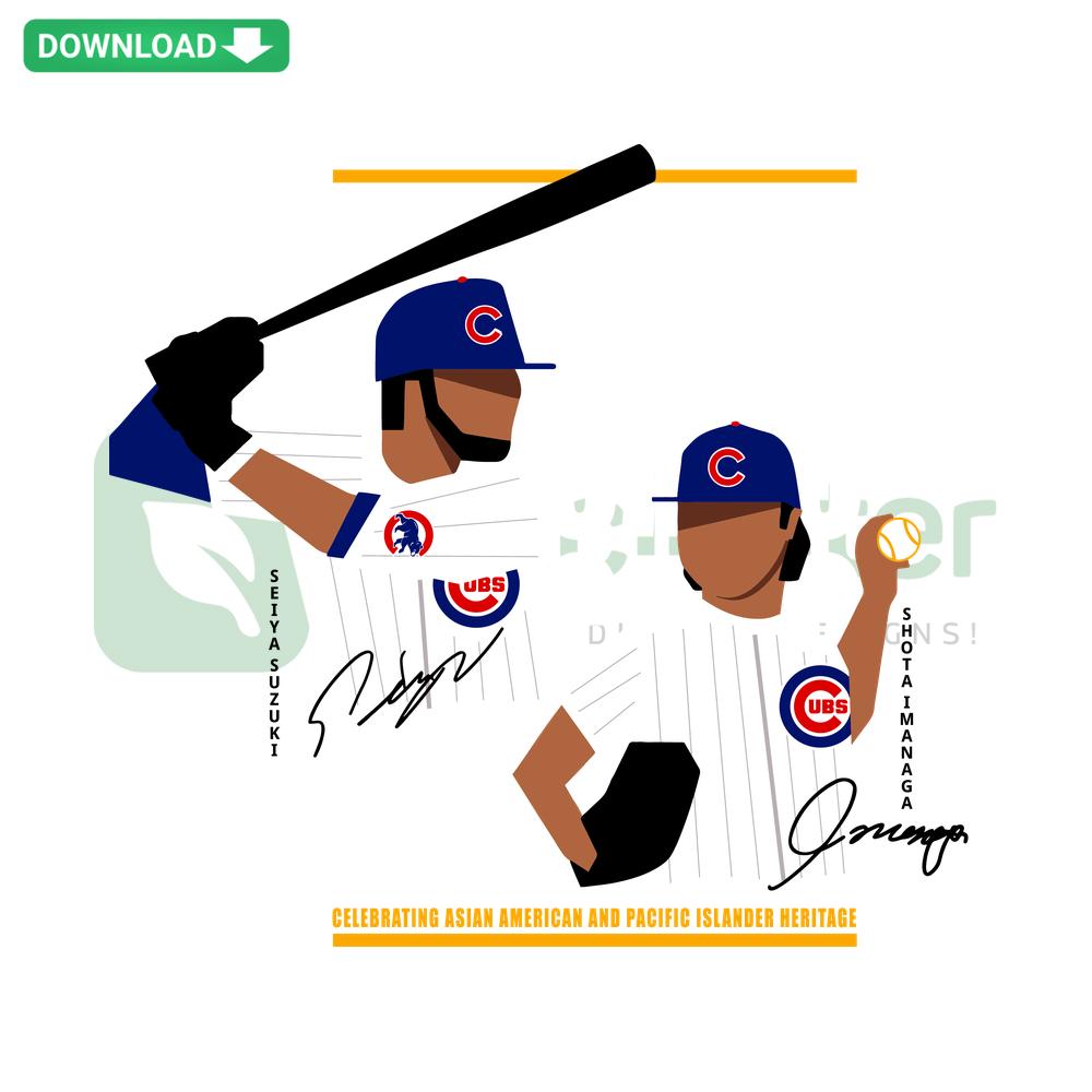 Chicago Cubs Baseball MLB Team SVG Collection with logos, mascots & designs. Perfect for Cricut projects & digital downloads.