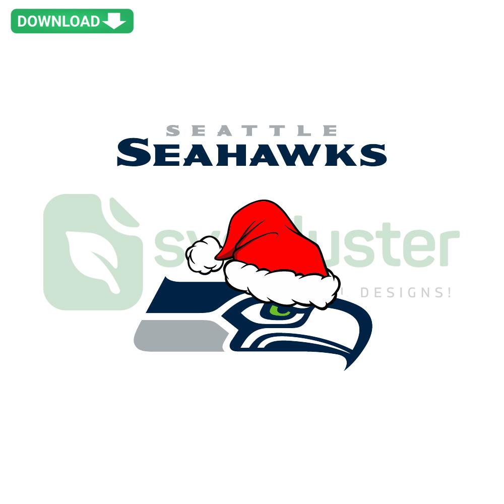 Seattle Seahawks NFL Logo SVG Digital Download, featuring iconic blue, green, and gray Seahawks emblem for crafting and design.