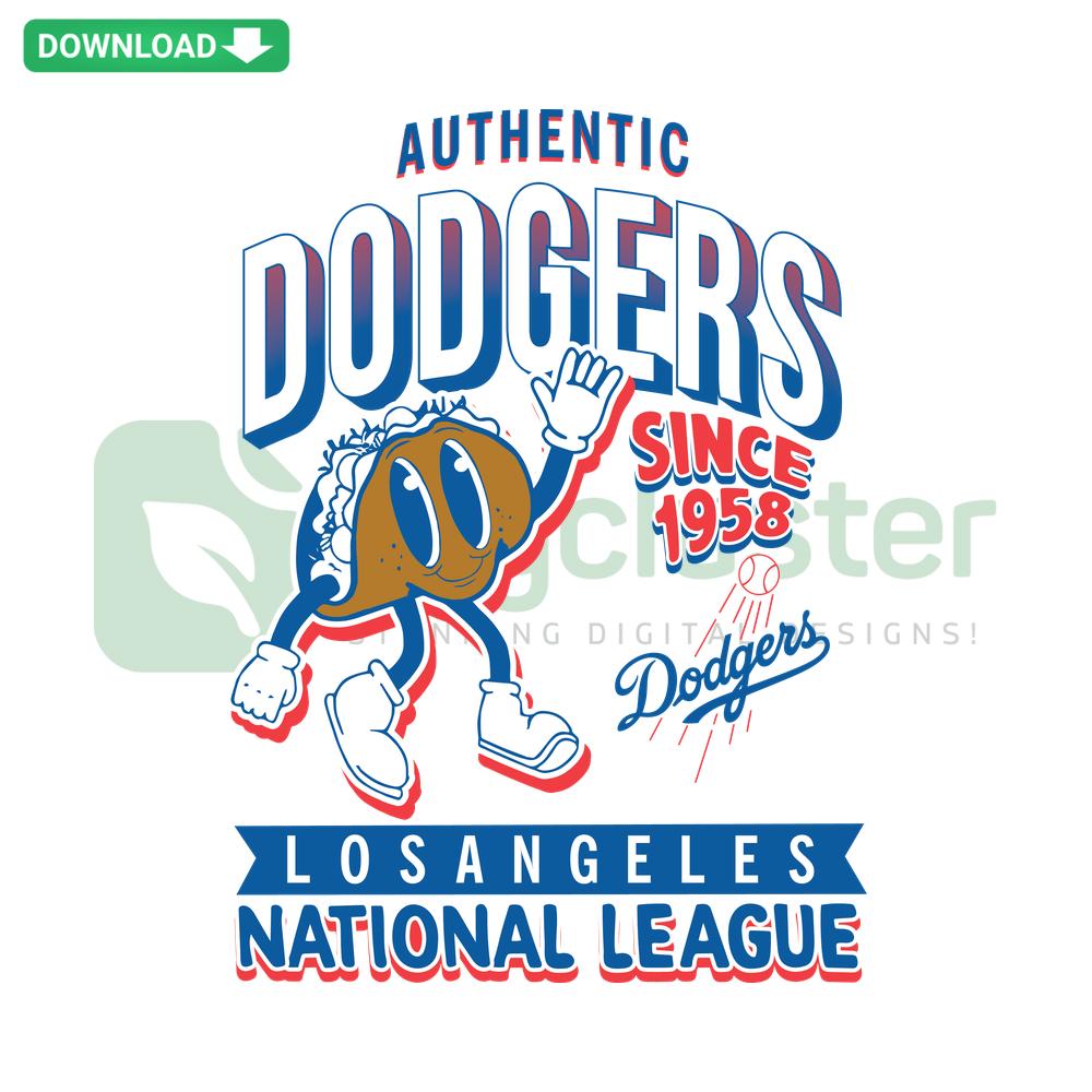 Los Angeles Dodgers 2024 SVG Wall Art Collection: Food-Themed Graphics, Perfect for Sports Decor & Creative Projects