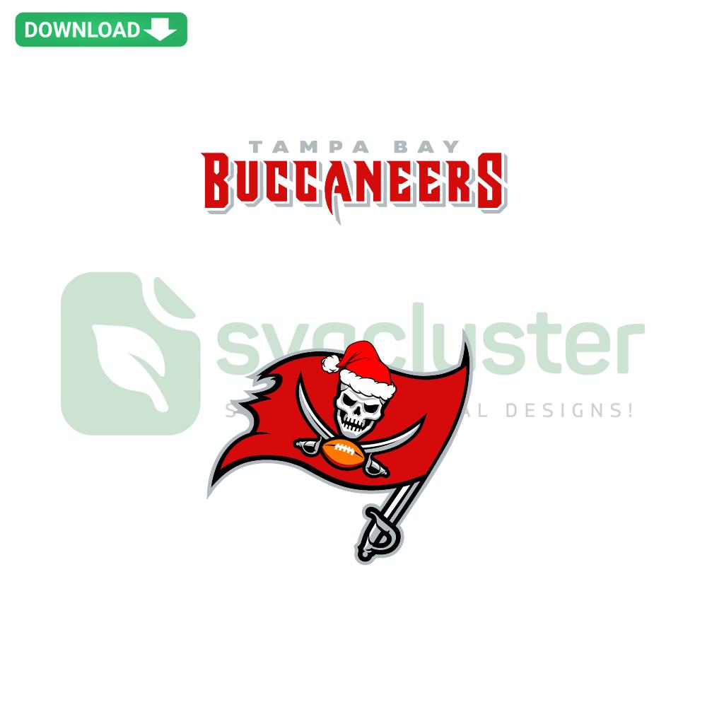 Buccaneers Logo SVG, Tampa Bay NFL Cricut Files, Digital Cut File, Red Flag with Skull, Football Team Emblem, Vector Design
