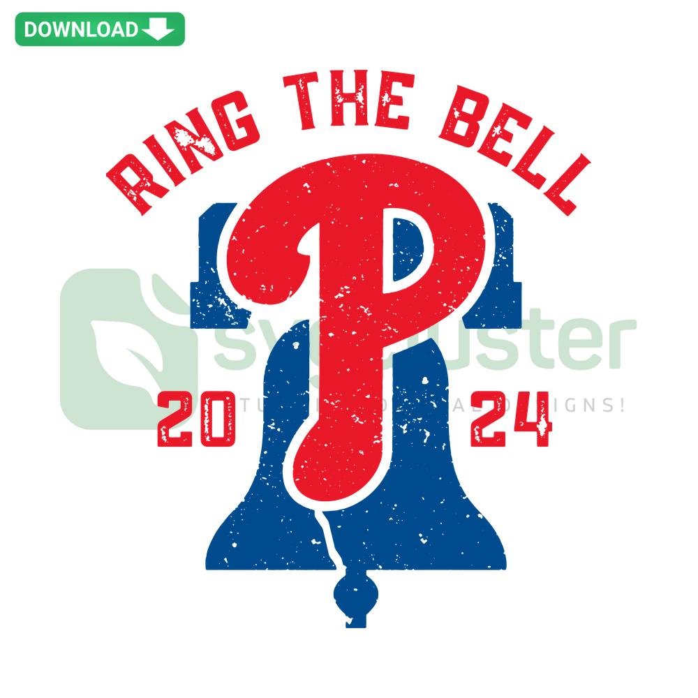 Philadelphia Baseball SVG Design: Ring The Bell, Printable Digital Download - Perfect for Phillies Fans, Sports Enthusiasts, Craft Projects.