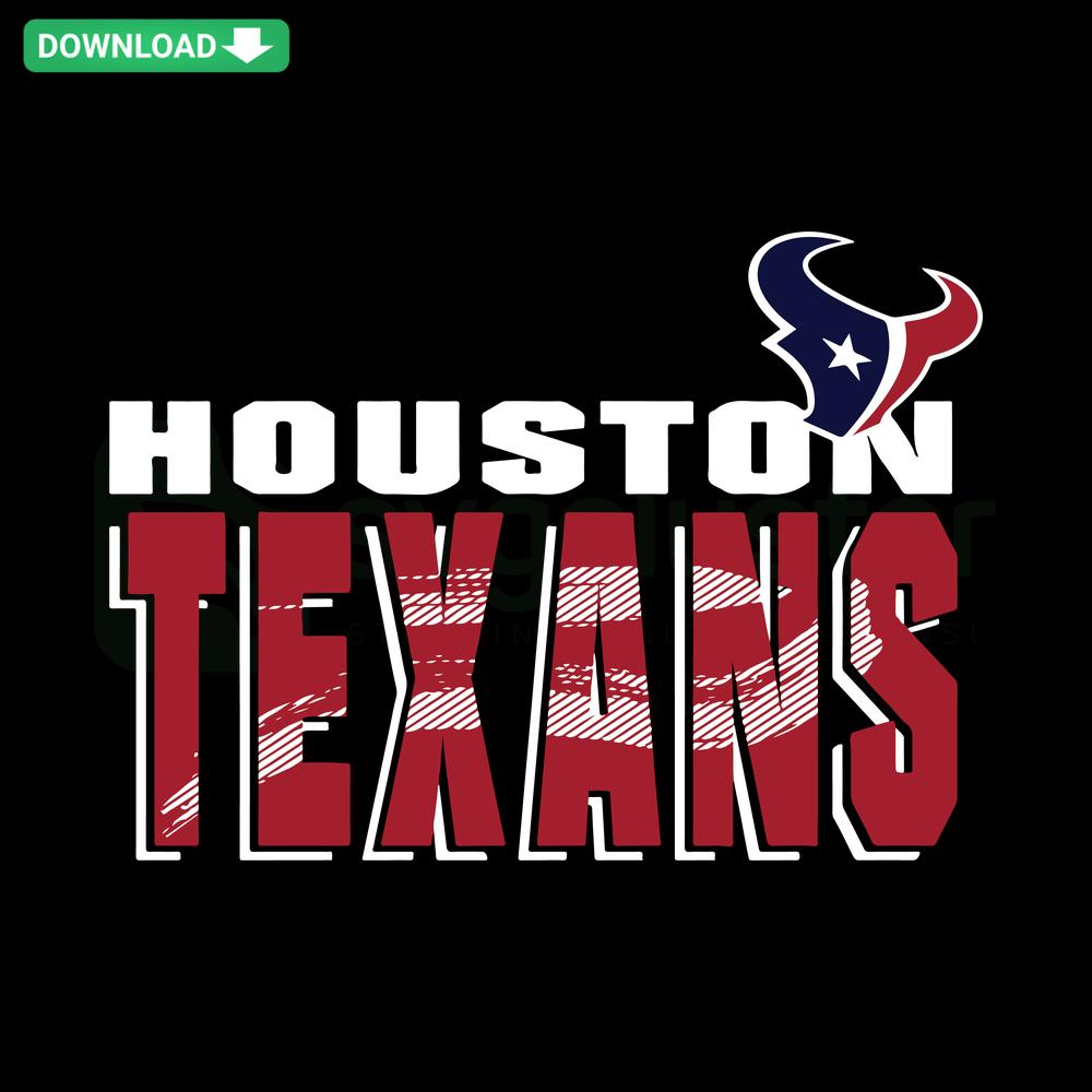 Houston Texans Football NFL SVG download: Team logo, digital, printable, vector art, sports asset, licensed design, fan merchandise.