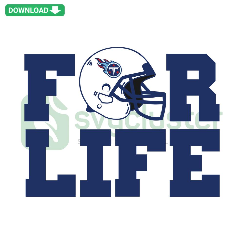 Tennessee Titans SVG, For Life Helmet Design, Custom Digital Download, Team Sports Logo, NFL Graphic File, SVG Art