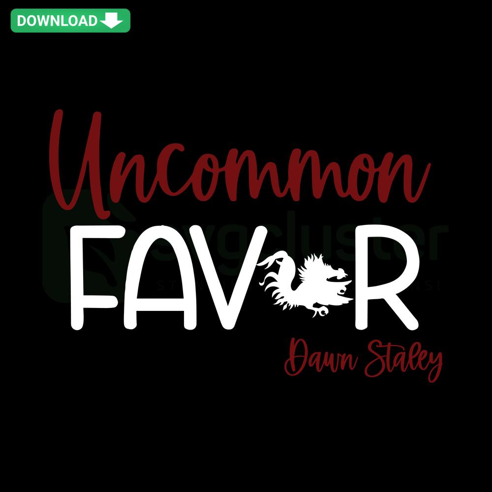 Uncommon Favor South Carolina Gamecocks SVG: Premium design featuring detailed Gamecocks logo for designers' creative projects.