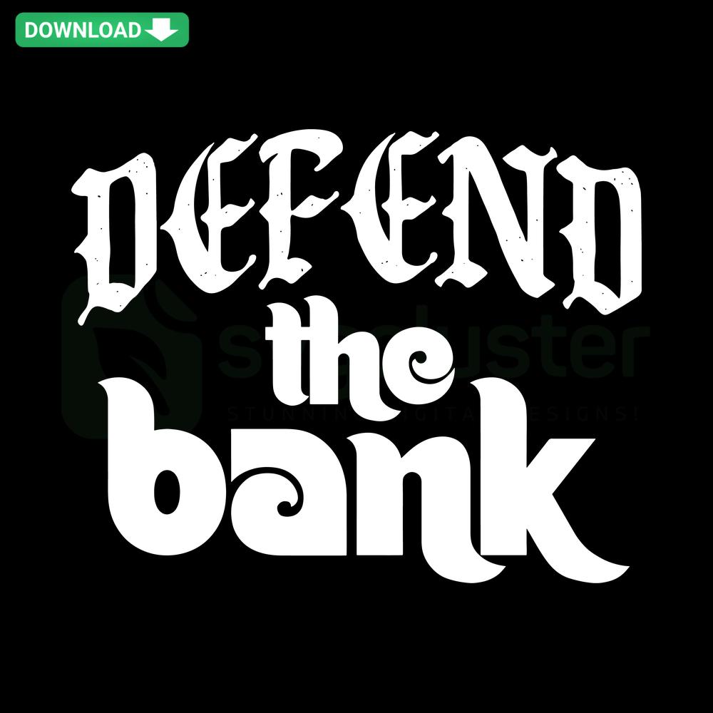 Philadelphia Phillies Defend The Bank custom SVG design, digital download for MLB fans, perfect for sports crafts or merchandise.