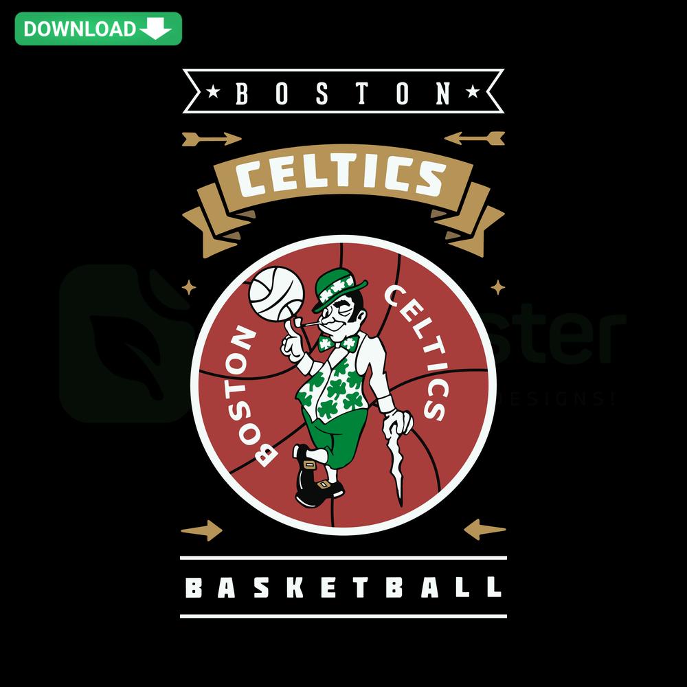 Boston Celtics NBA Basketball SVG Collection: Classic team logo icons, SVG files, ideal for sports designs and fan projects.