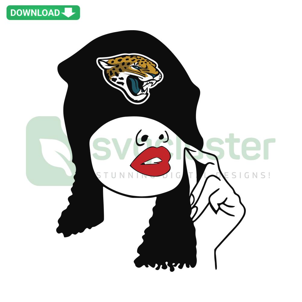 Jacksonville Jaguars Fangirl SVG, Custom Digital Graphic featuring team logo and stylish fangirl script, perfect for crafting.