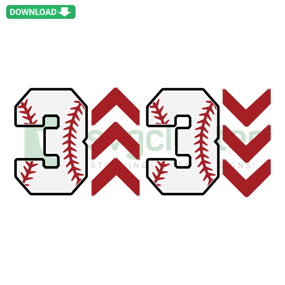 3 Up 3 Down Baseball Digital Design Files SVG PNG DXF EPS: Sleek sports-themed vector graphic featuring baseball elements.
