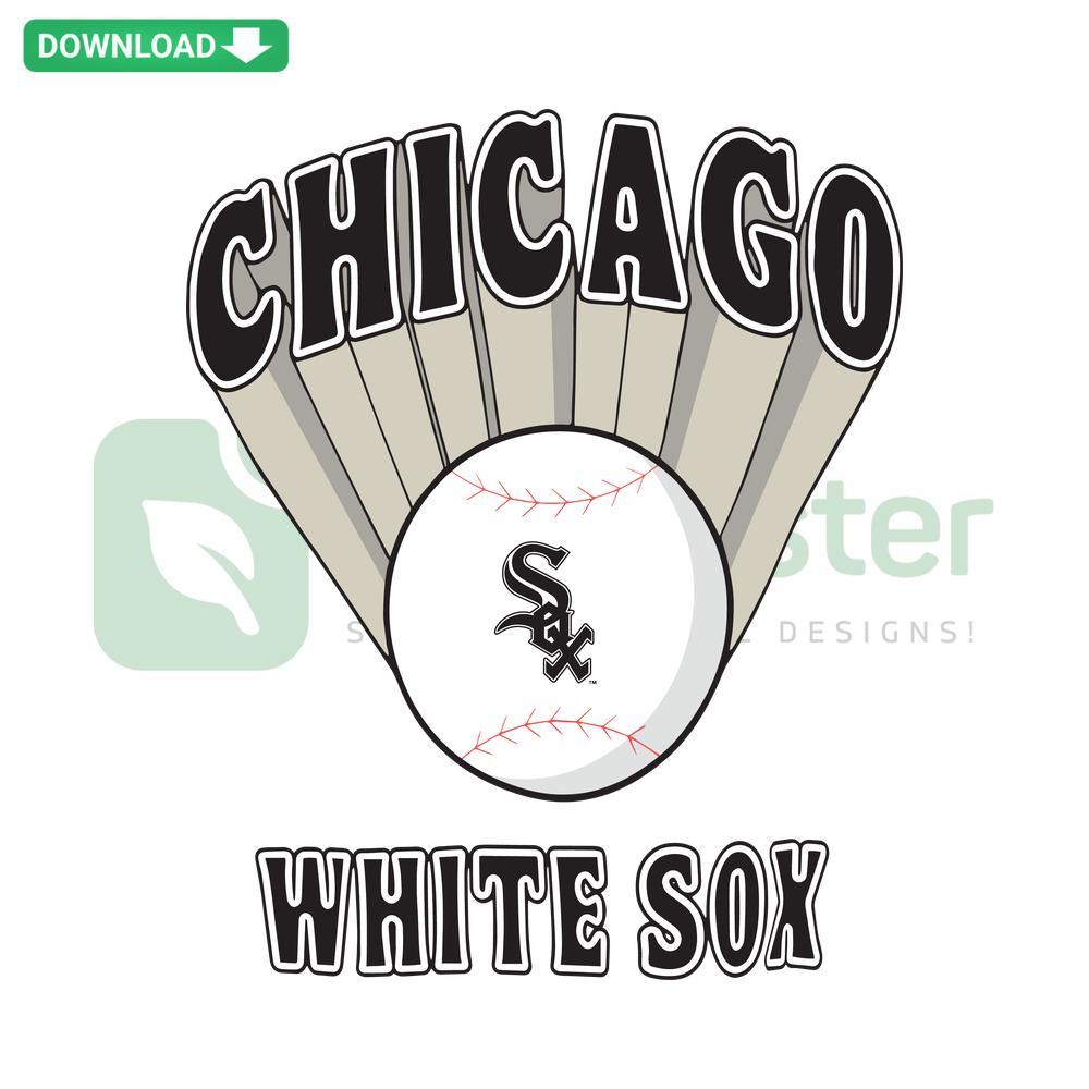 Chicago White Sox MLB SVG Design for Cricut; Digital Download with Sox Logo, Ideal for Craft Projects and Fan Merchandise