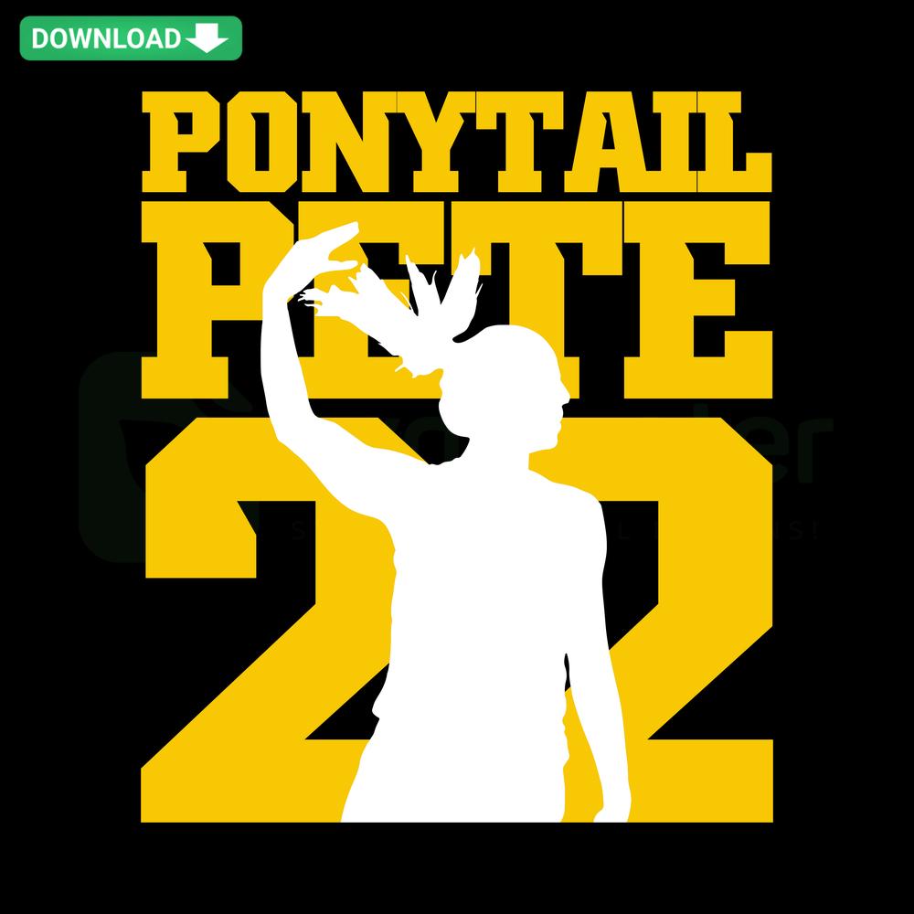Caitlin Clark Ponytail Pete 22 SVG, Instant Download, Designer-Friendly, Stylish Sports Design, High-Quality Digital Artwork