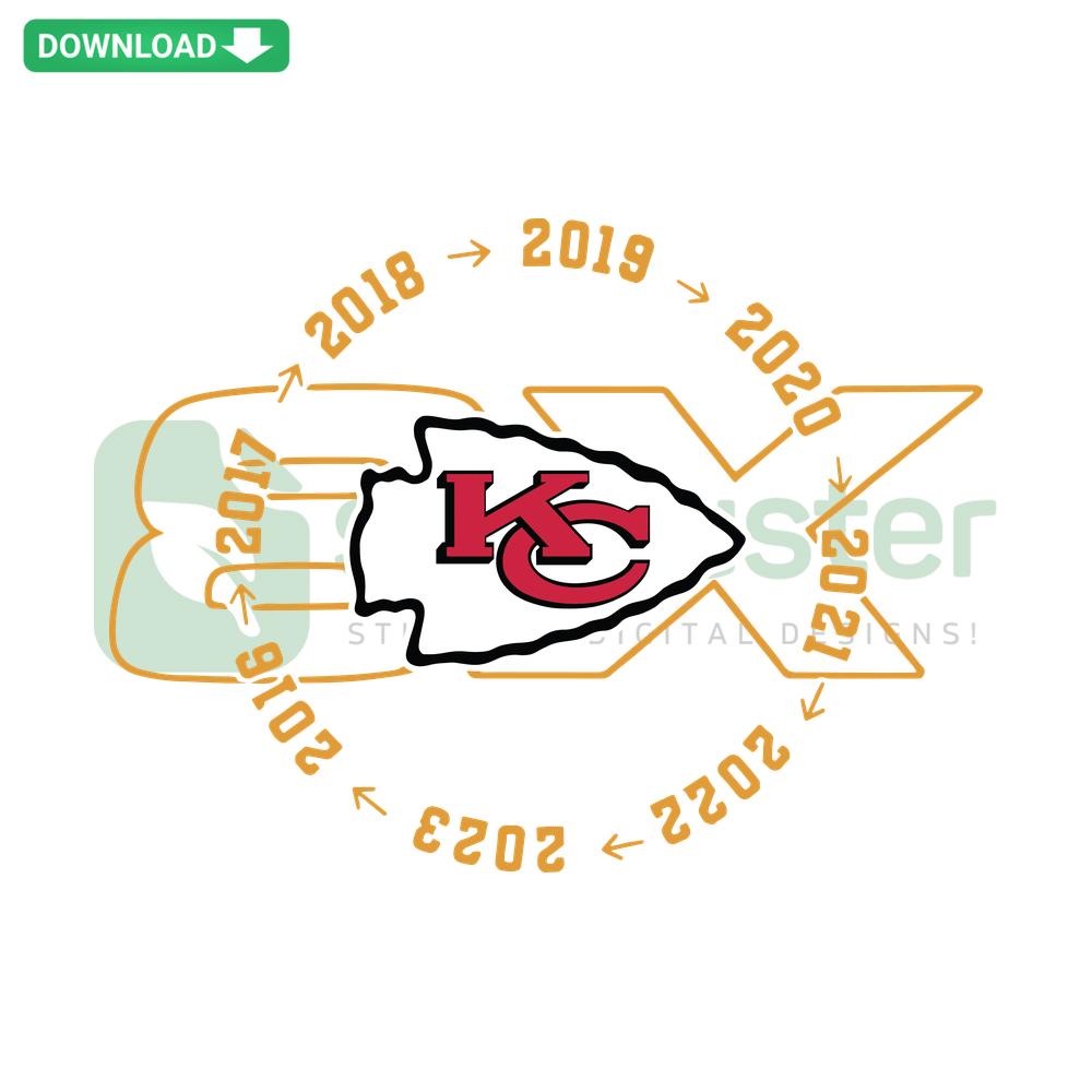 Kansas City Chiefs 2023 AFC Champions custom apparel and decor projects