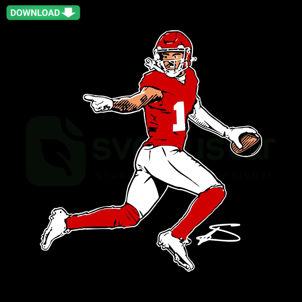 Stefon Diggs Houston Football SVG, Superstar Pose, Download SVG Design, Texas Sports Graphics, Digital Art for Football Fans