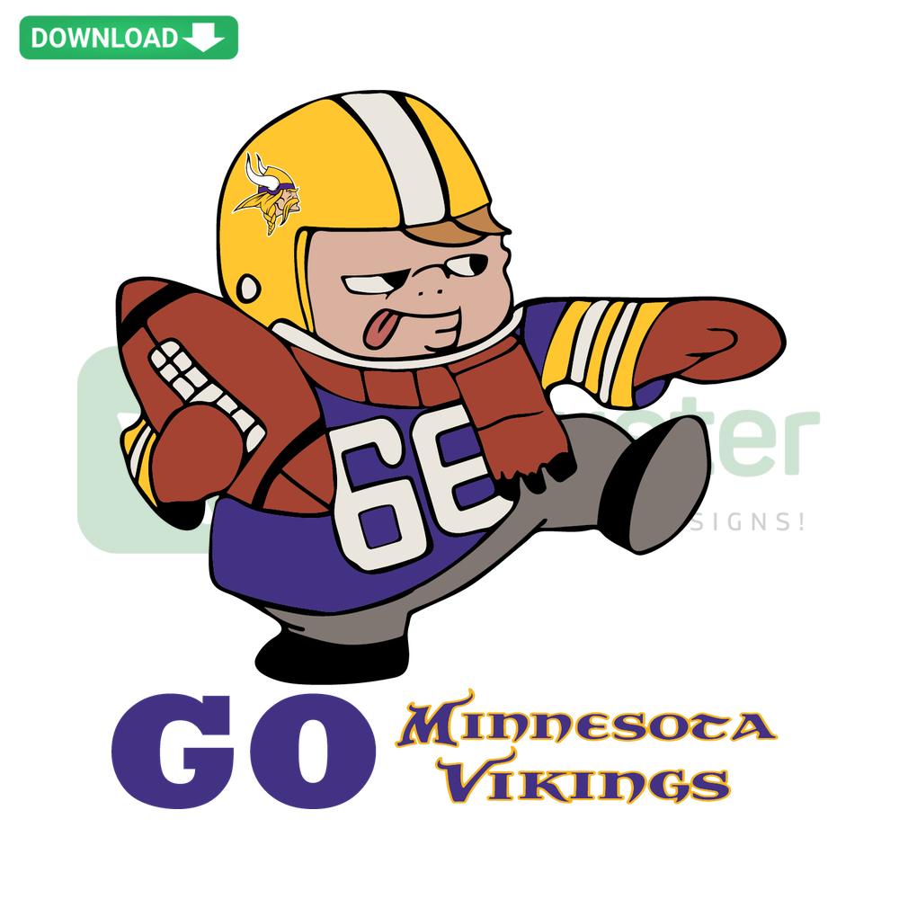 Minnesota Vikings Logo SVG Download, Printable NFL Football SVG, Team Emblem, Sports Clipart for Cricut, Silhouette Design