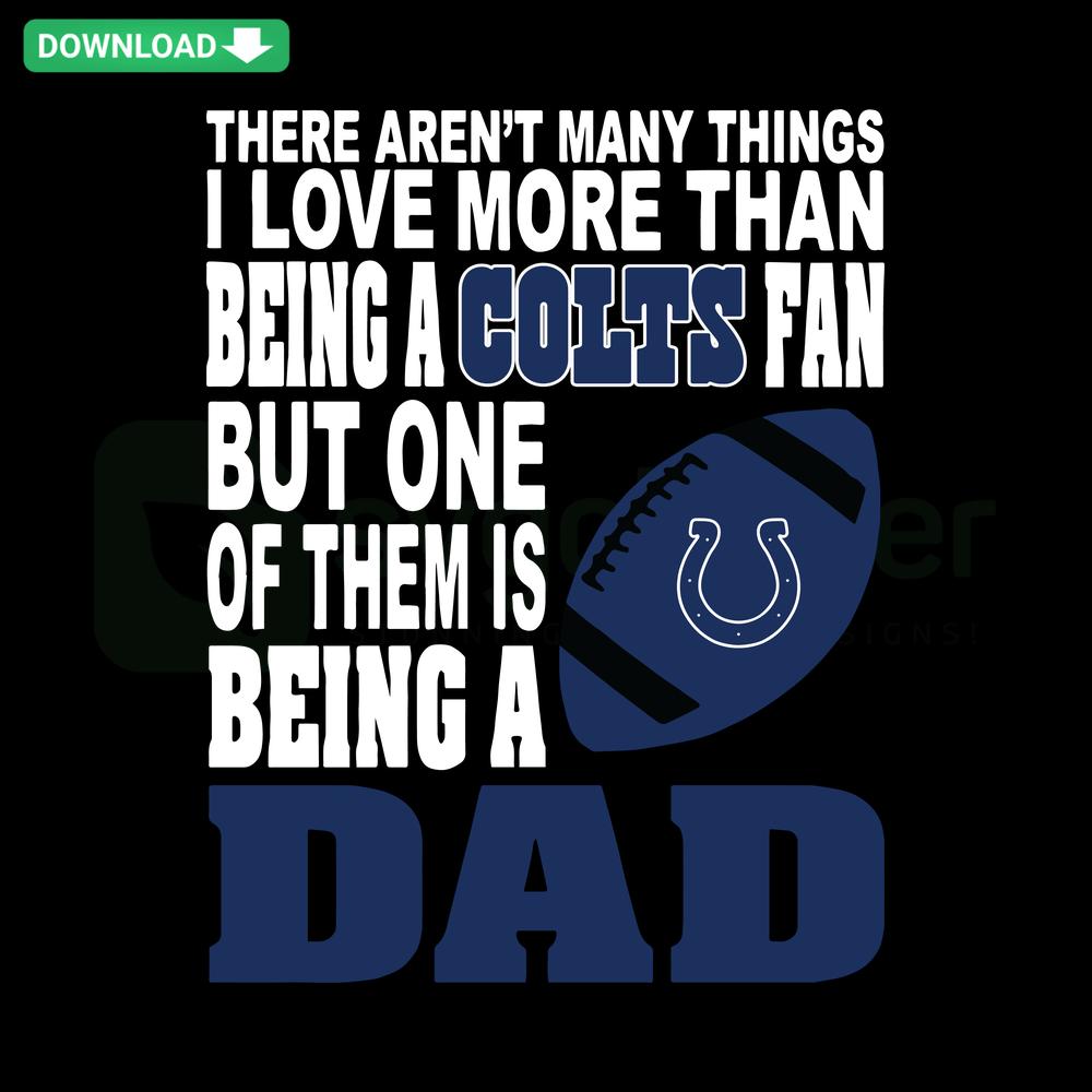 Colts Fan SVG Design for Cricut - Bold Text with Colts Logo, Perfect for Indianapolis Colts SVG Projects, Sports Team SVG Template