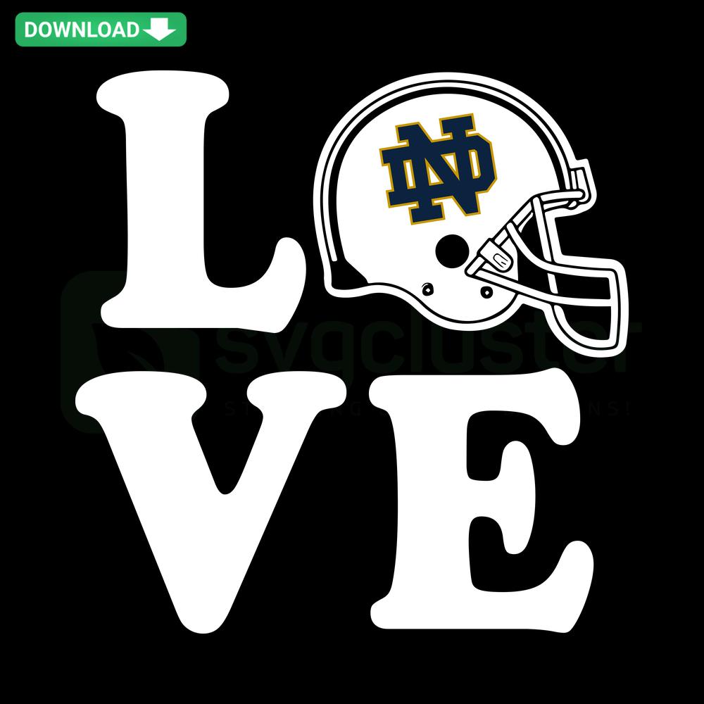 Notre Dame Fighting Irish helmet SVG design for Cricut; features iconic team colors, perfect for sports-themed projects.