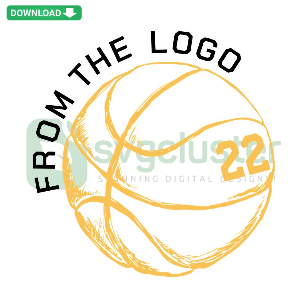 From The Logo Basketball 22 NCAA Caitlin Clark SVG with intricate craft-ready patterns ideal for sports-themed projects