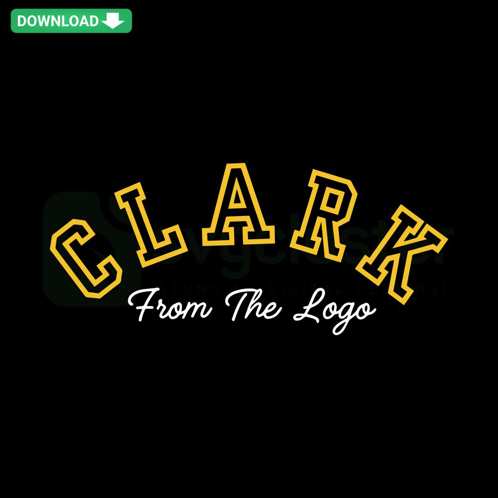 Clark Logo SVG Download - Cricut Digital Design Files: Stylish vector graphic, ideal for crafting projects and design.