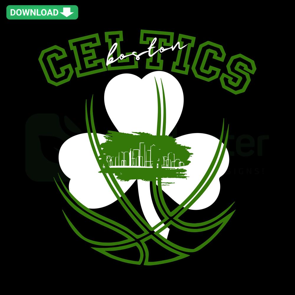 Boston Celtics Basketball SVG, NBA Team Logo, High-Quality Digital Download, SVG Format, Sports Graphics, Celtics Fan Art