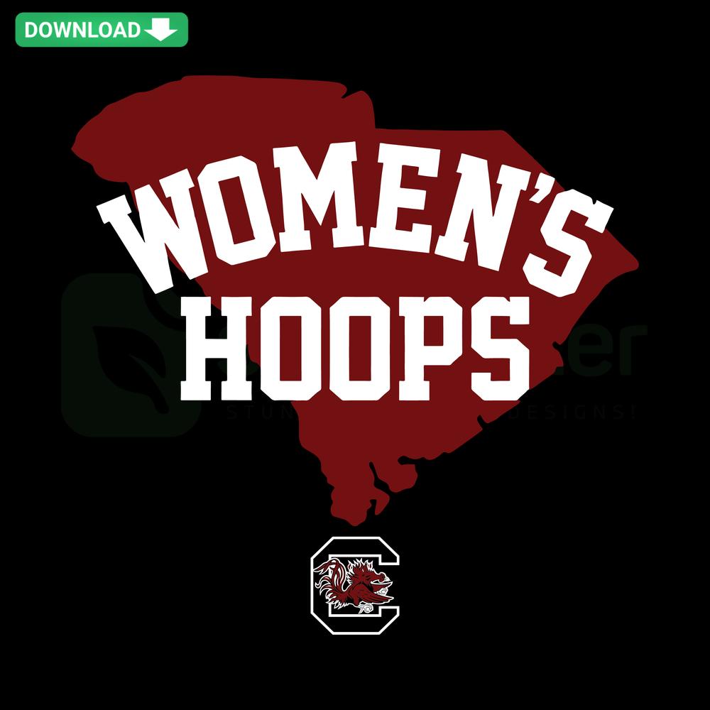 South Carolina Women's Basketball SVG, Premium Hoops Design, Digital Download, High-Quality SVG Graphics, Sports Clipart
