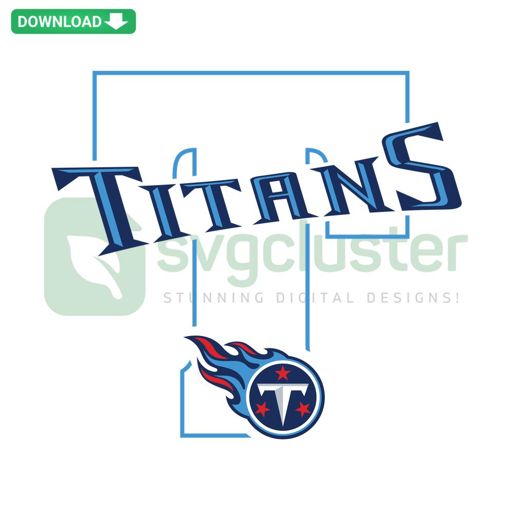 Tennessee Titans SVG design with logo, perfect for scrapbooking and crafts, instant digital download