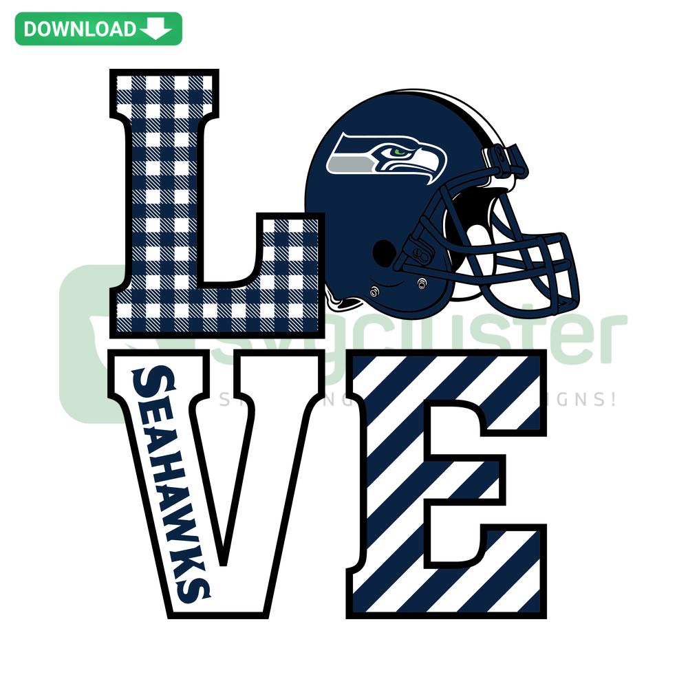 Seahawks Helmet SVG Design for Scrapbooking, Digital Download, Love Seattle Seahawks Graphic, Football Helmet SVG File