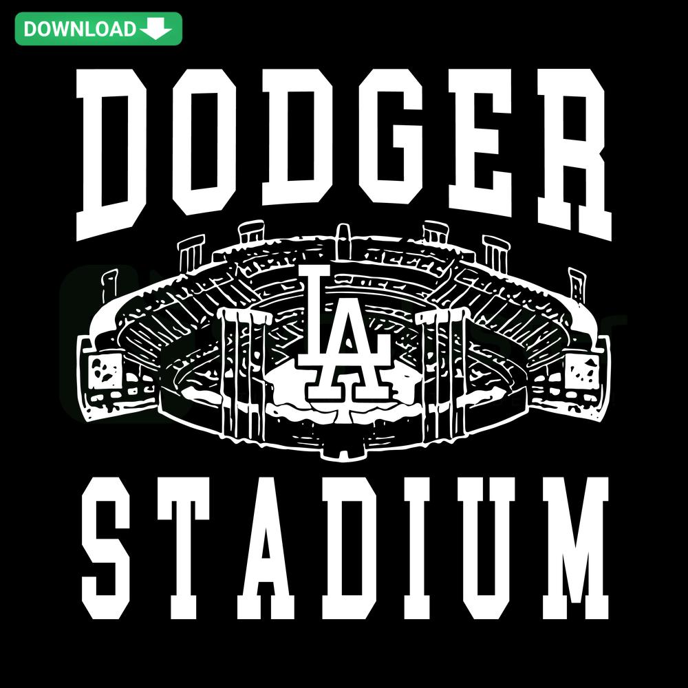 Los Angeles Dogers Stadium Series MLB SVG collection featuring detailed Dodgers logo and iconic stadium elements.