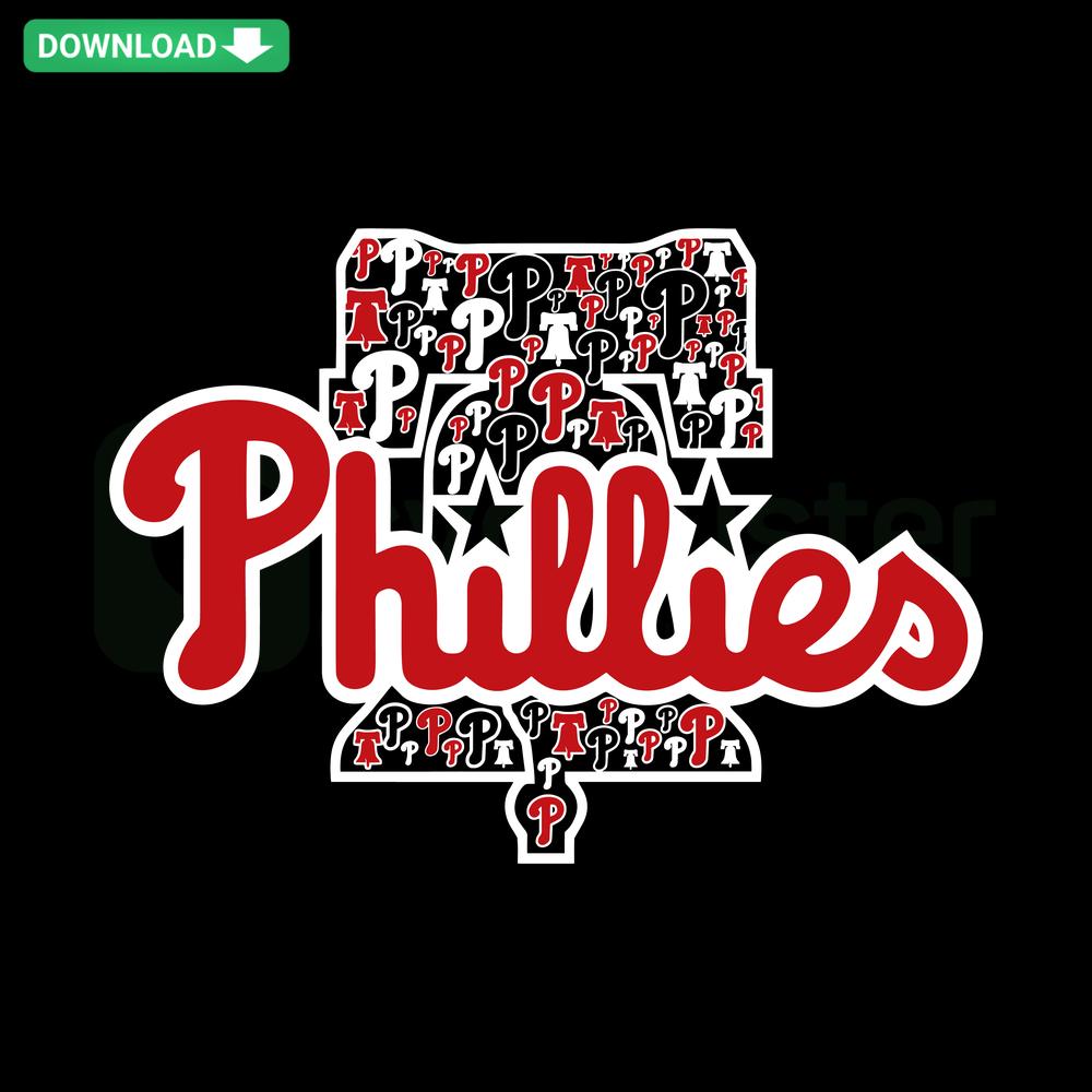 Phillies Vintage SVG Cricut Design, Retro Philadelphia Baseball Theme, Perfect for Scrapbooking & DIY Projects Digital Download