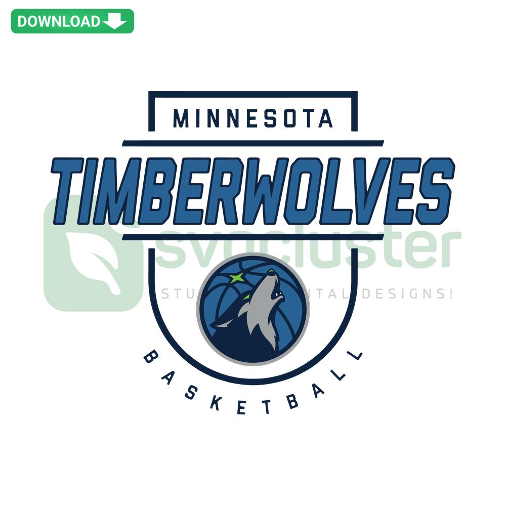 Minnesota Timberwolves SVG Digital Download, NBA Basketball Logo Graphics, Instant Download, Timberwolves Design
