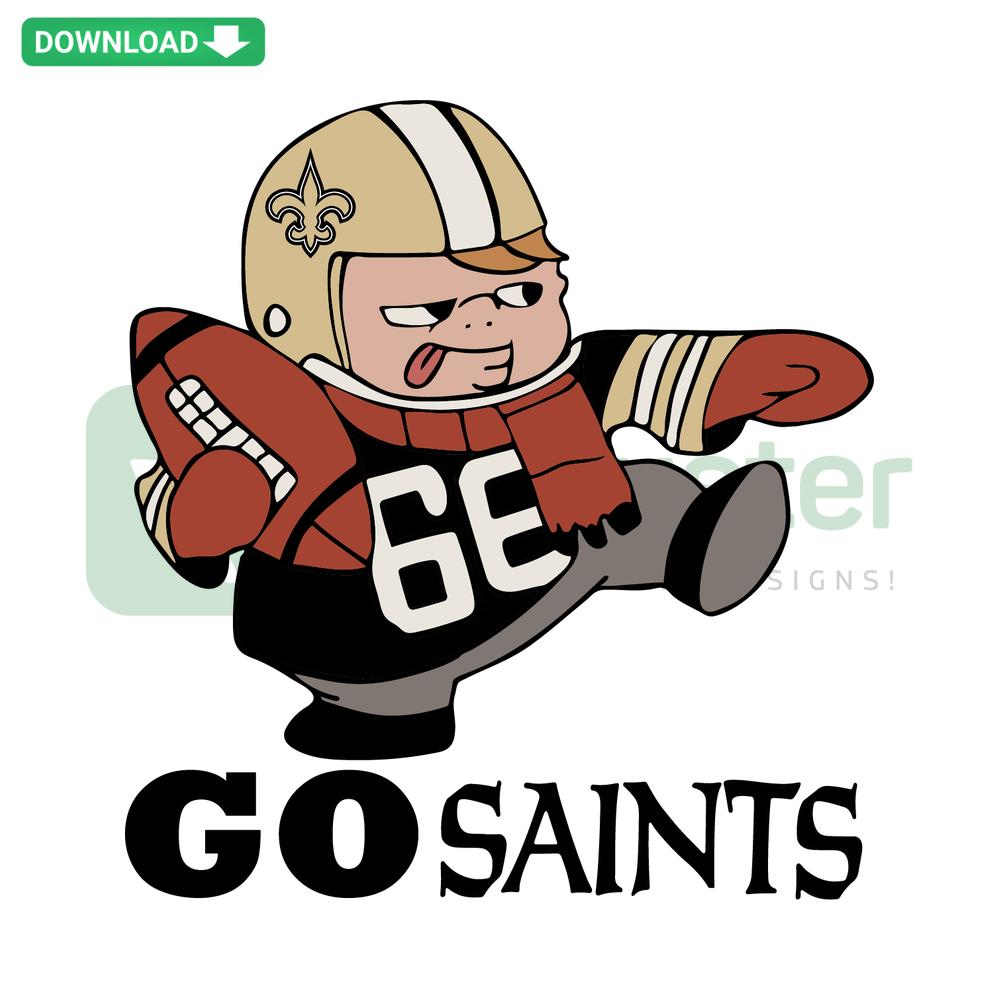 New Orleans Saints SVG download: bold black and gold team logo, perfect for Cricut projects, craft designs, and DIY fan gear.