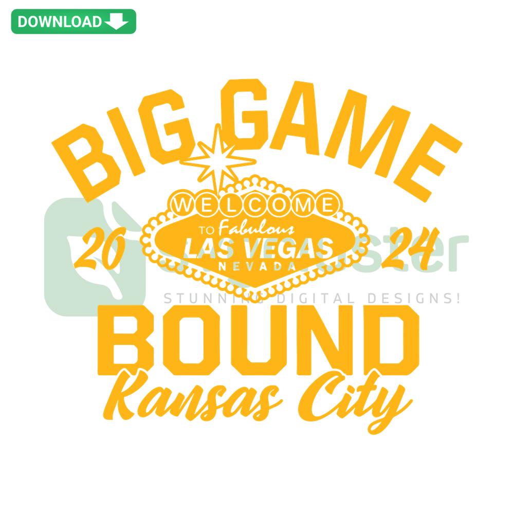 Kansas City Chiefs Football SVG Digital Download, Unique SVG Designs, Big Game Bound, NFL Team Logo, Vector Art.