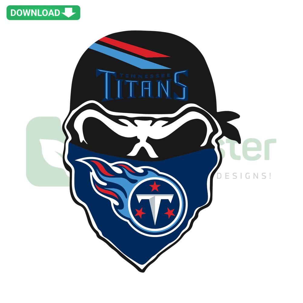Tennessee Titans Skull SVG Design for Cricut, Downloadable Digital Resource, Ideal for Designers, DIY Projects, Sports Theme