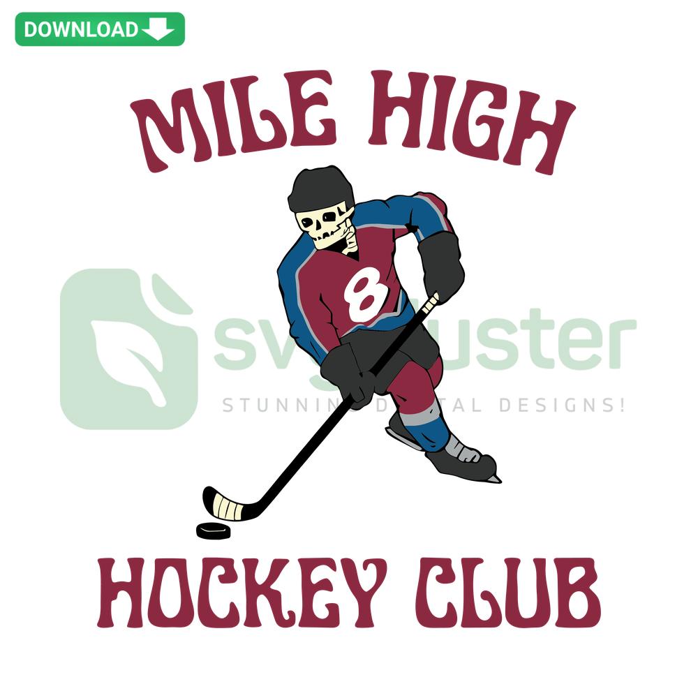 Colorado Avalanche SVG Template, Mile High Hockey Club Logo, Cricut Design, NHL Team Emblem, DIY Crafting File