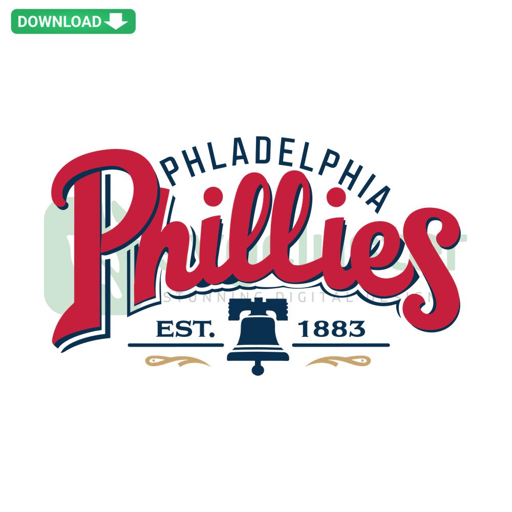Phillies Philadelphia Baseball SVG Design: Digital Download, Print-Ready, Perfect for Phillies Fan Crafts & DIY Projects