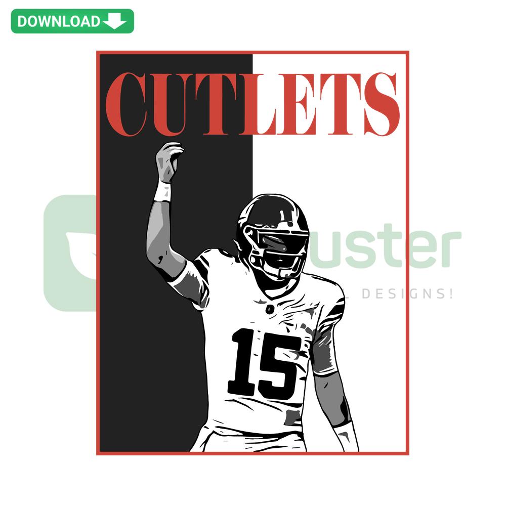 New York Football Tommy Cutlets SVG Download for Scrapbooking, featuring a dynamic football design perfect for digital crafts.