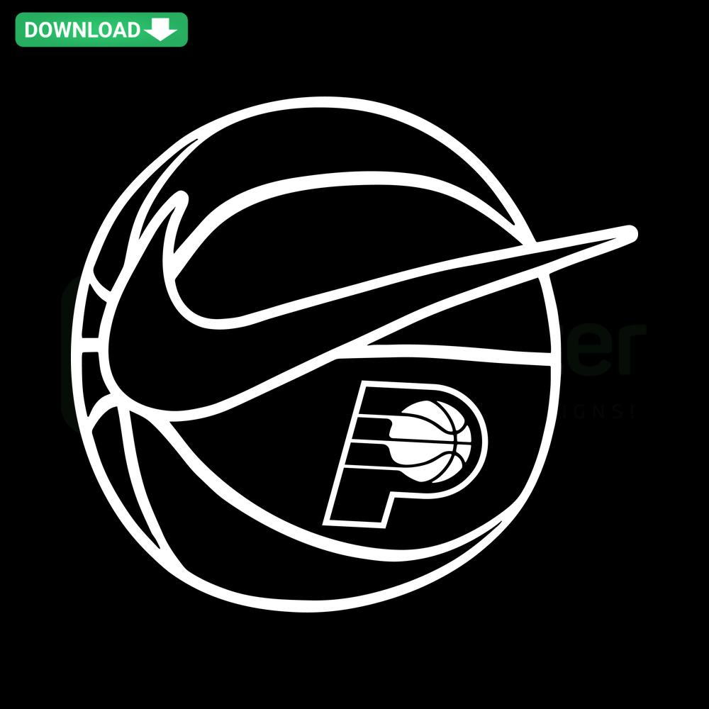 Indiana Pacers SVG Download: High-Res Basketball Logo Design, Digital Format, SVG Files, Sports Team Graphic
