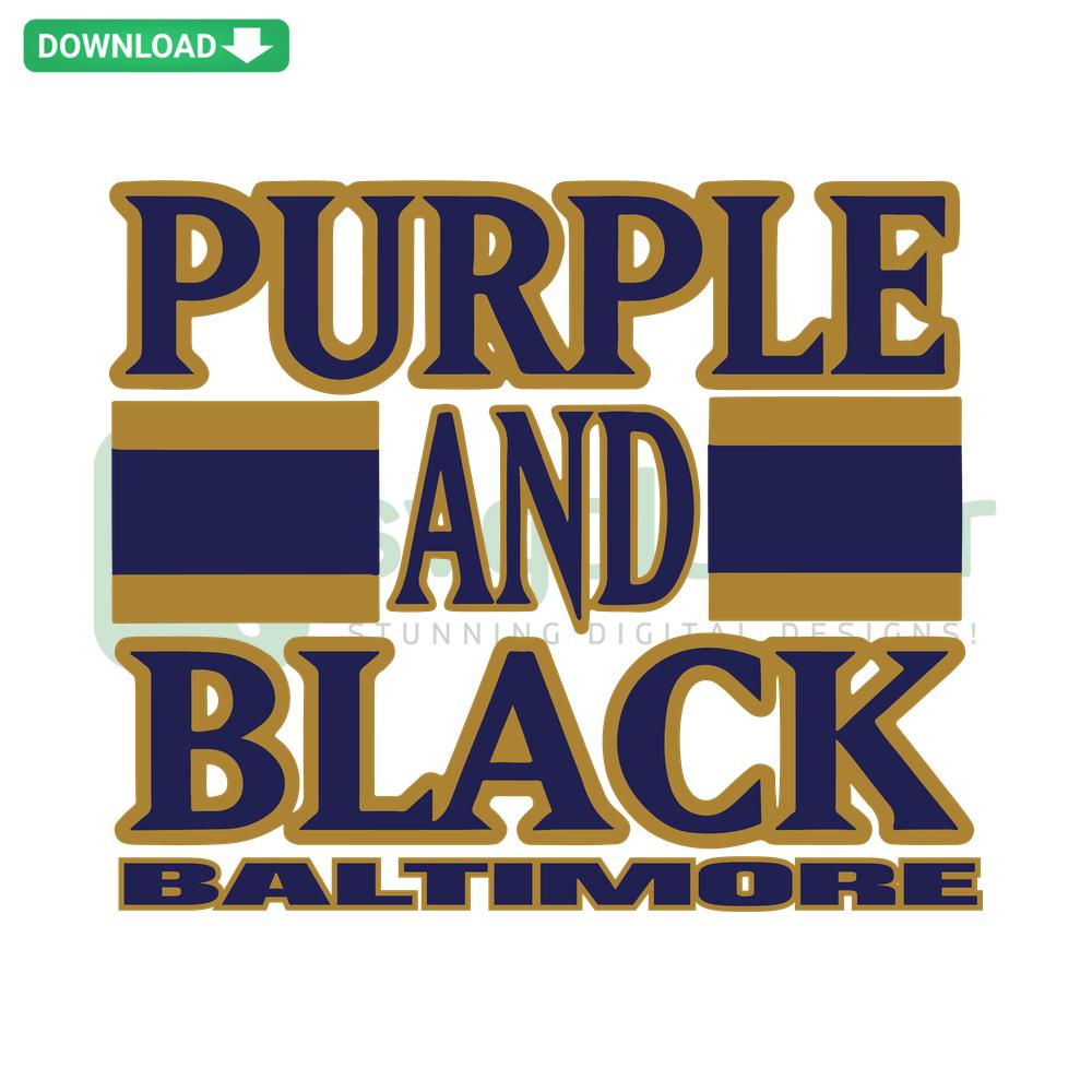 Purple and Black Baltimore Football SVG Digital Download, Premium SVG Graphics featuring dynamic football-themed design elements.