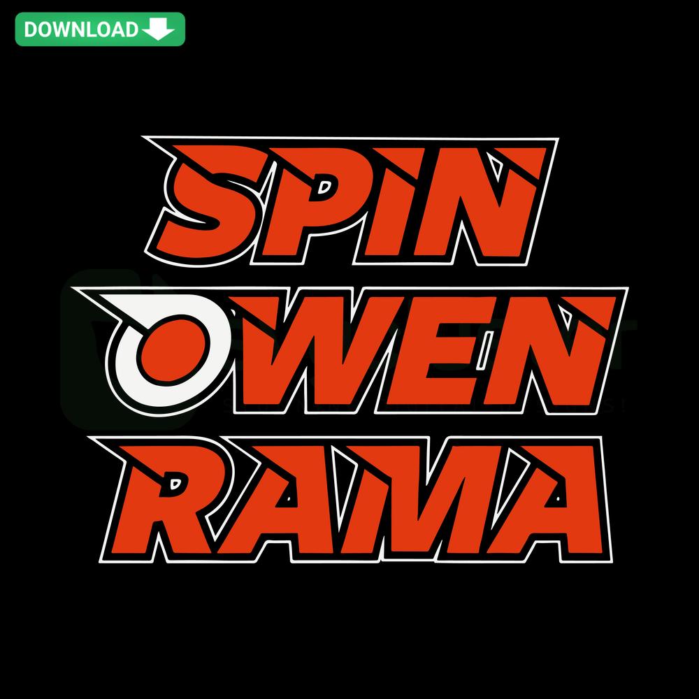 Owen Tippett Spin Art SVG: Philadelphia Flyers NHL Design, Instant Digital Download, Bold Dynamic Graphics.