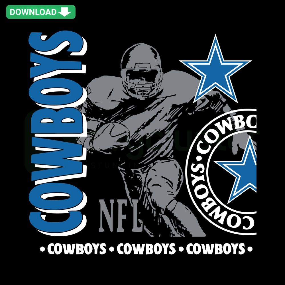 Dallas Cowboys 2024 Rugby NHL SVG Digital Download, Cut Files featuring team logo, text design, for Cricut and Silhouette use