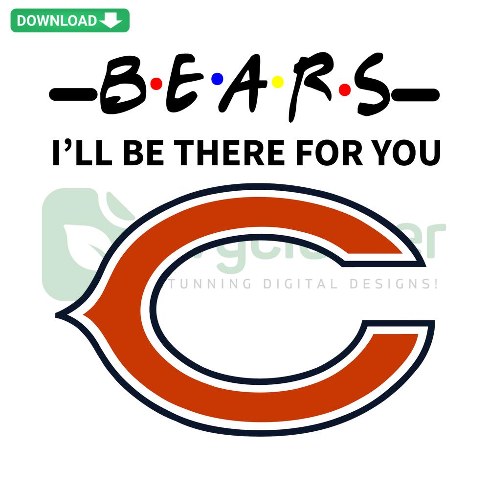 Bears I Will Be There For You SVG Design - Editable, Cute Bear Friends Clipart with Heartwarming Message for Cricut Projects