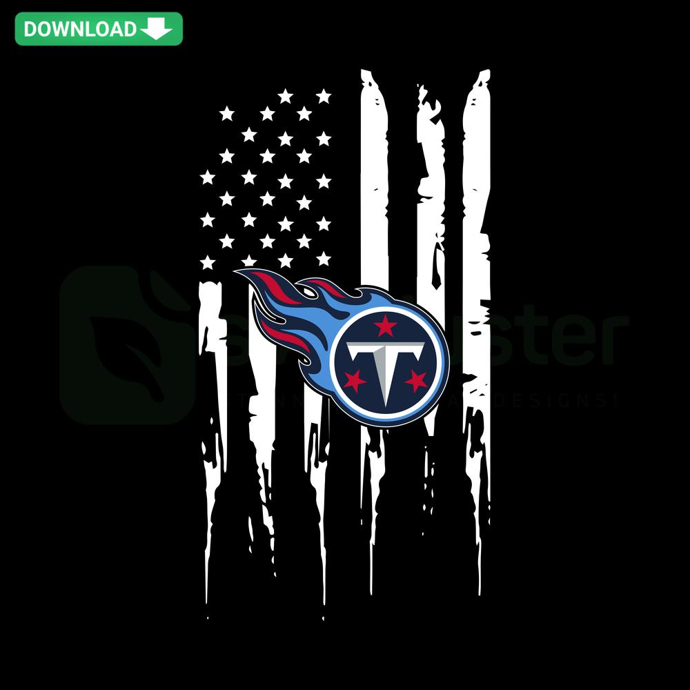 Tennessee Titans Flag SVG Digital Download, High-Res Blue and Red Logo, NFL Sports Team Emblem, SVG Files for Cricut.