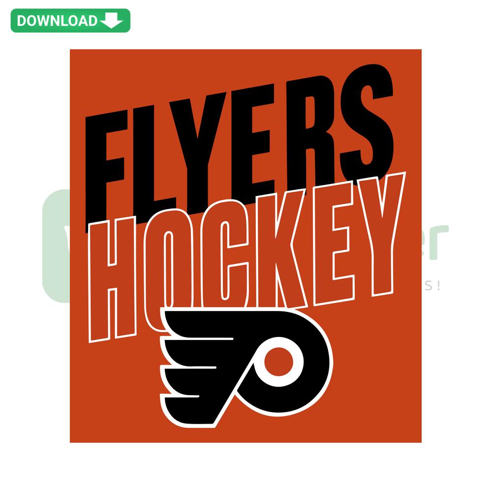 Philadelphia Flyers logo SVG design for Cricut, NHL hockey crafting download, digital file for personalized crafts.