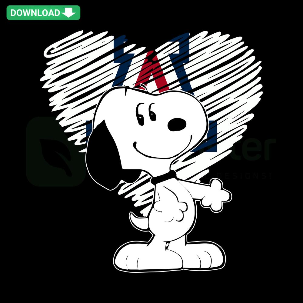 Snoopy wearing Wildcats jersey expressing love, perfect SVG for instant download, unique digital design, sports-themed graphic.