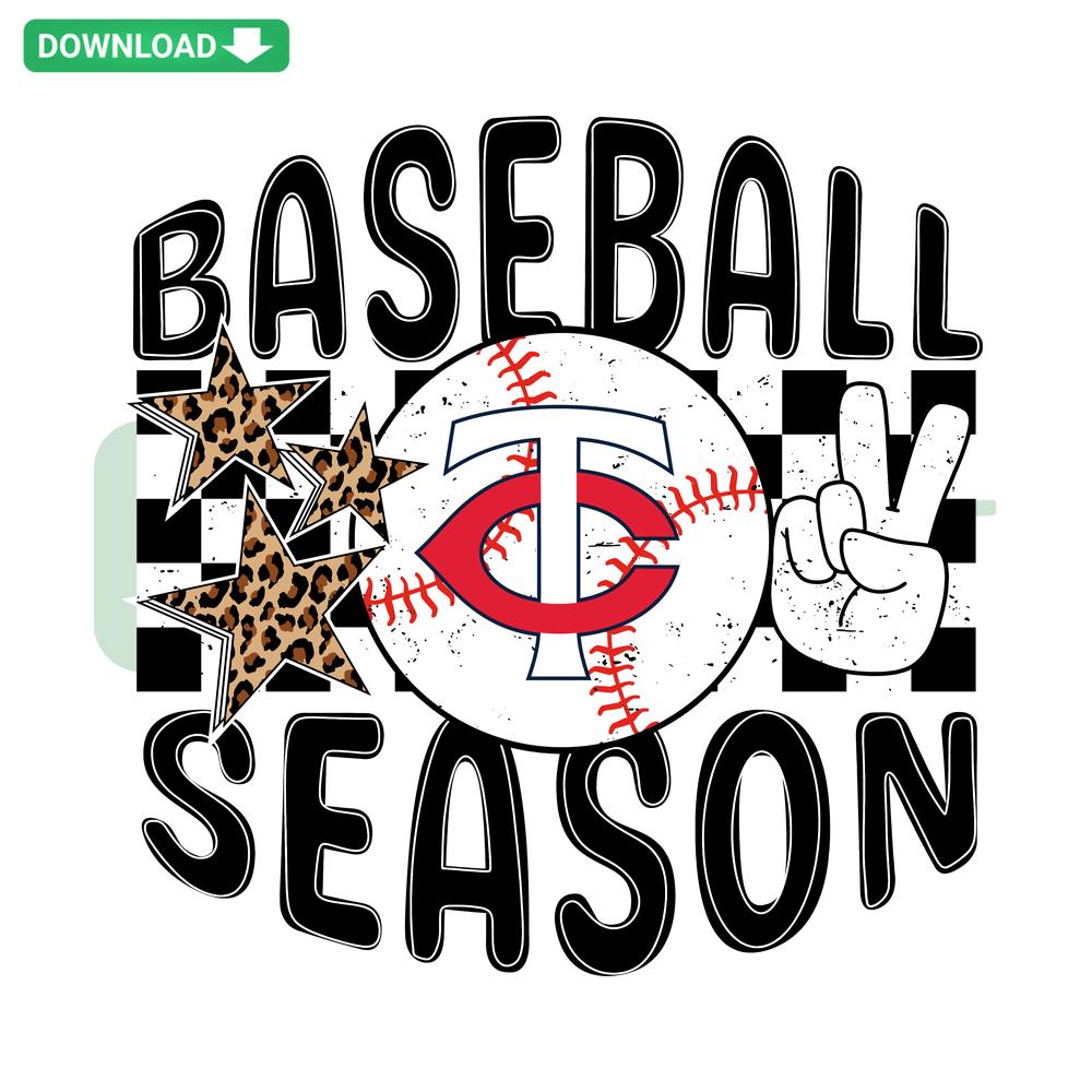Minnesota Twins Baseball Season SVG, Cricut Digital File; team logo graphic for DIY crafts, apparel, and sports-themed projects.