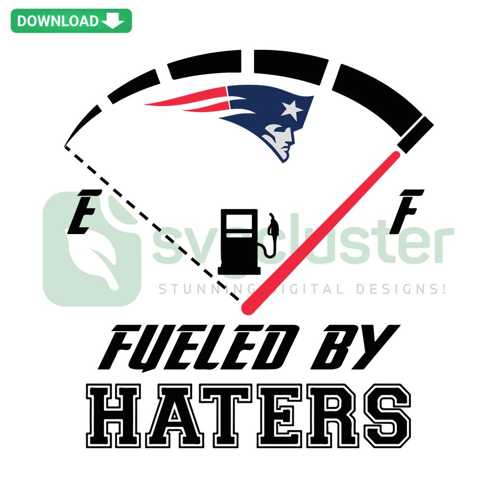 Fueled By Haters Patriots Logo SVG, Cricut Digital Download, Editable SVG Files, Graphic Design, Patriots Fan Merchandise
