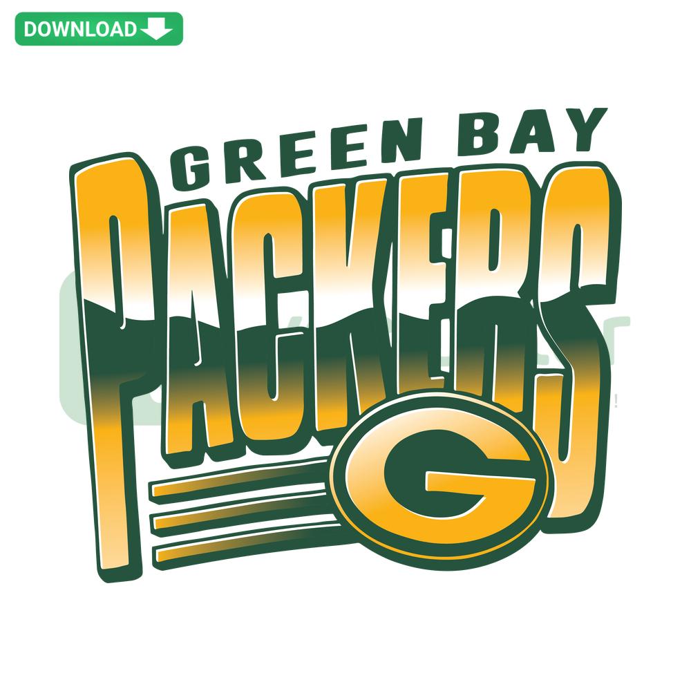 Green Bay Packers Vintage SVG Design, Perfect for Cricut Projects and Home Decor, Digital Download, Nostalgic Football Art.