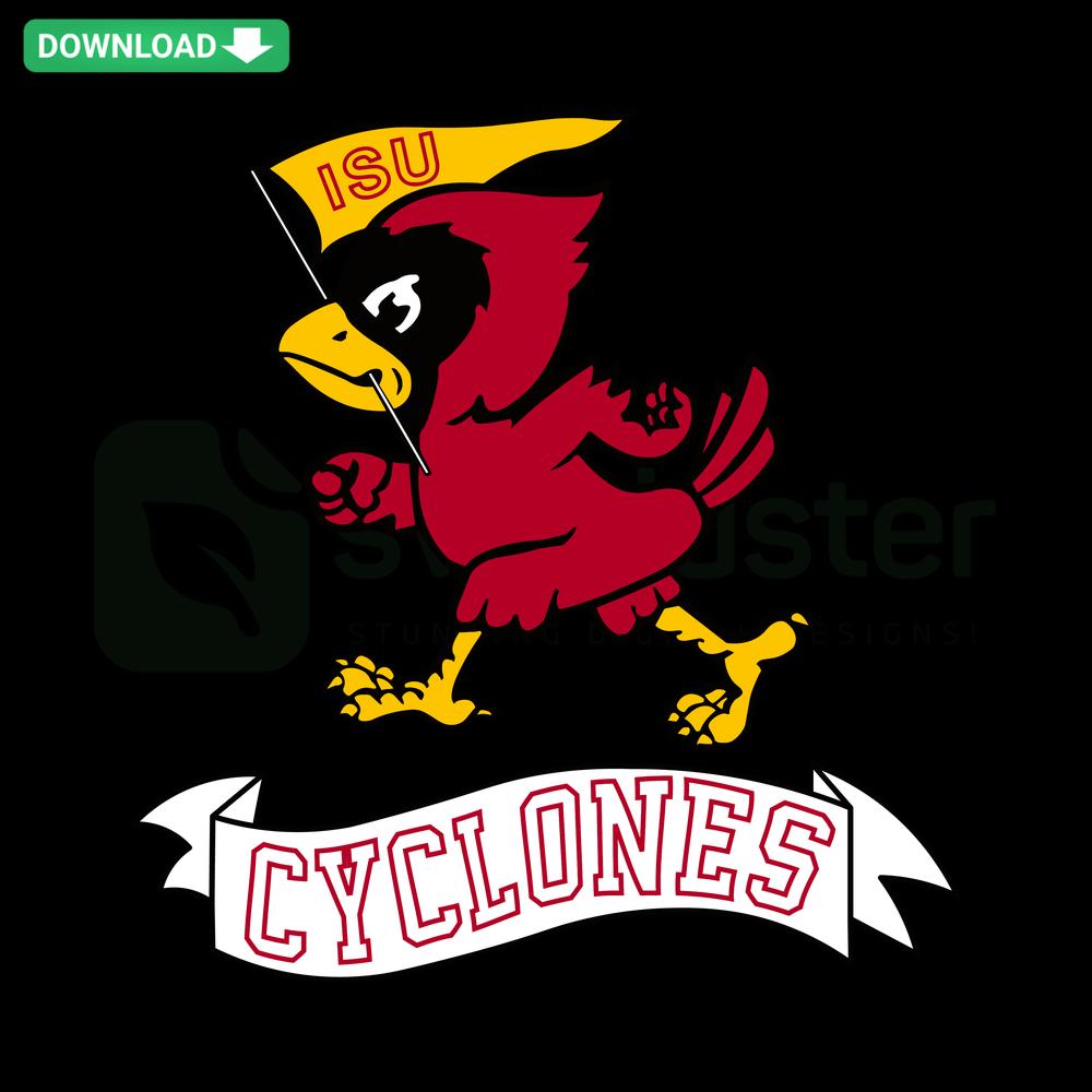 Cyclones NCAA Team SVG Digital Download featuring intricate SVG patterns for crafts, sports-themed design, perfect for DIY projects.