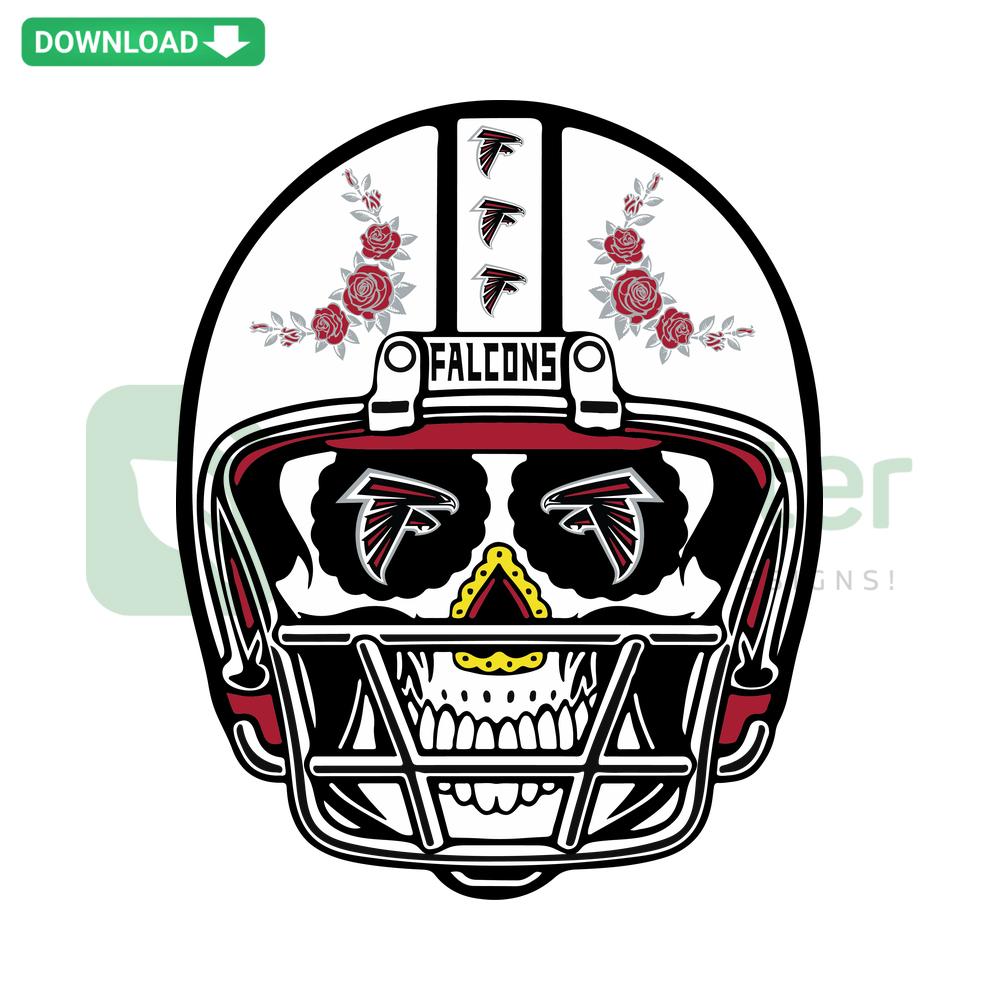 Colorful Sugar Skull Falcons SVG, intricate design, digital download, instant access, Día de los Muertos, unique falcon art.
