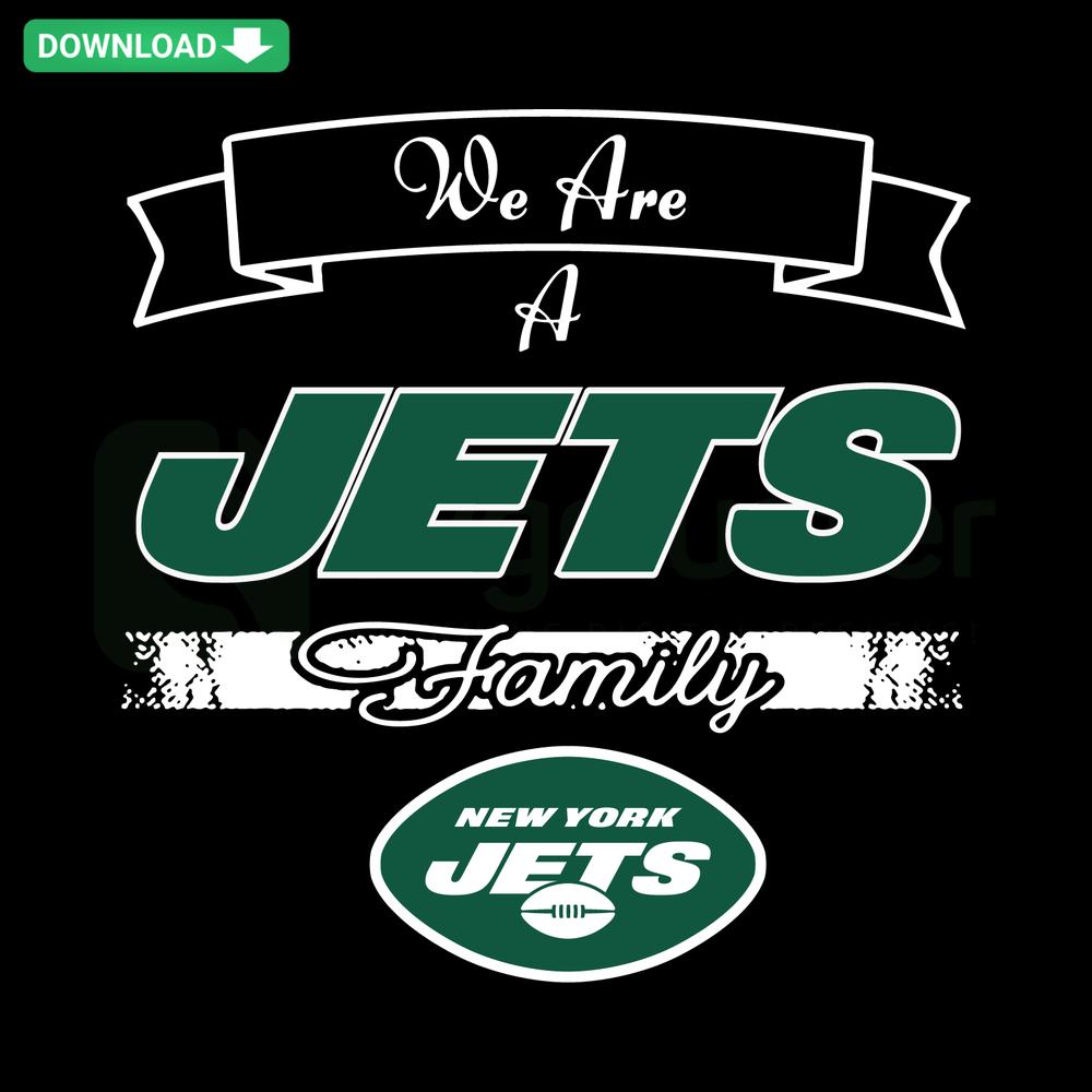 Jets-themed family SVG design, perfect for crafting; digital download featuring creative, sports-inspired elements.