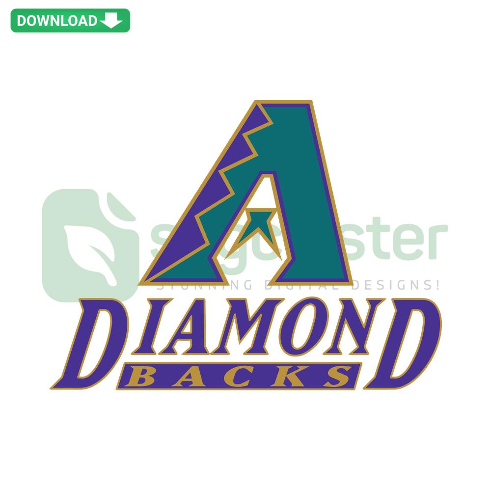 Arizona Diamondbacks MLB Team Logo SVG, Cricut-Ready, Editable for Crafting Projects, High-Quality Sports Design