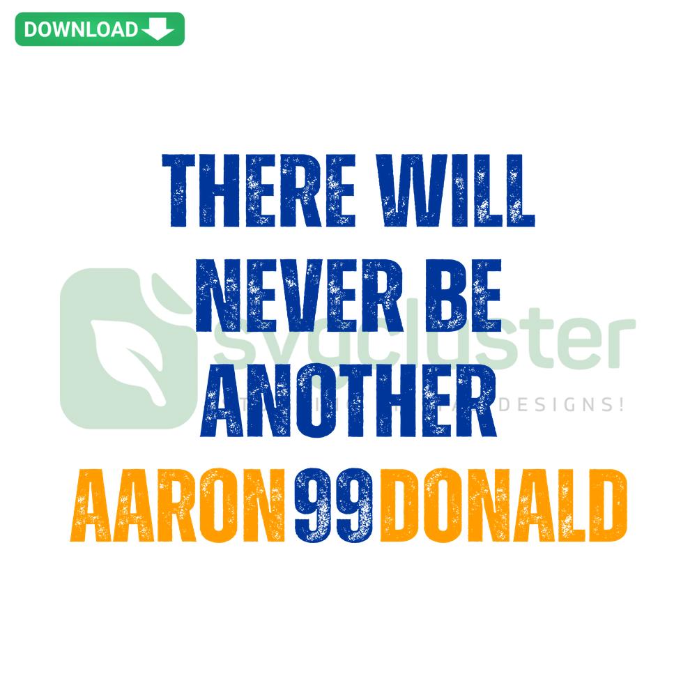 Aaron Donald 99 SVG: Bold Typography, Football Icon, Printable SVG File, Unique Sports Design, Digital Download
